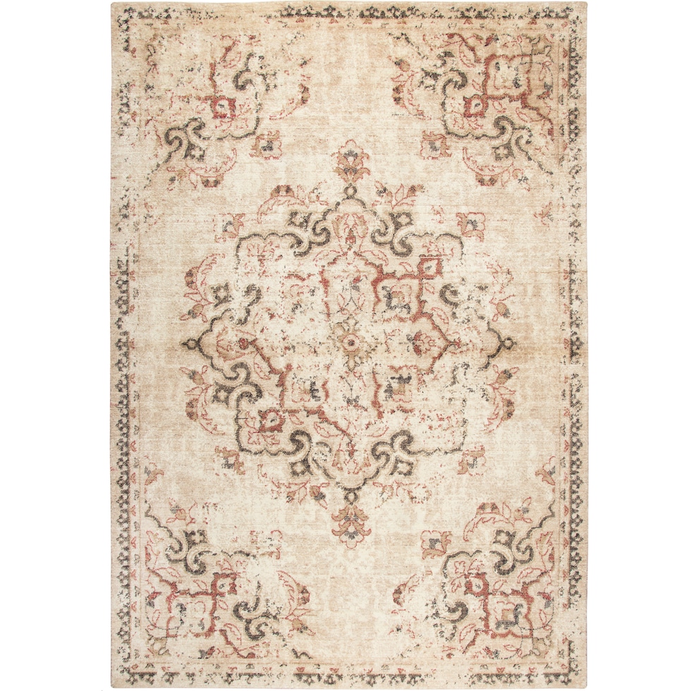 avielle light brown area rug  x    