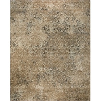 avielle light brown area rug  x    