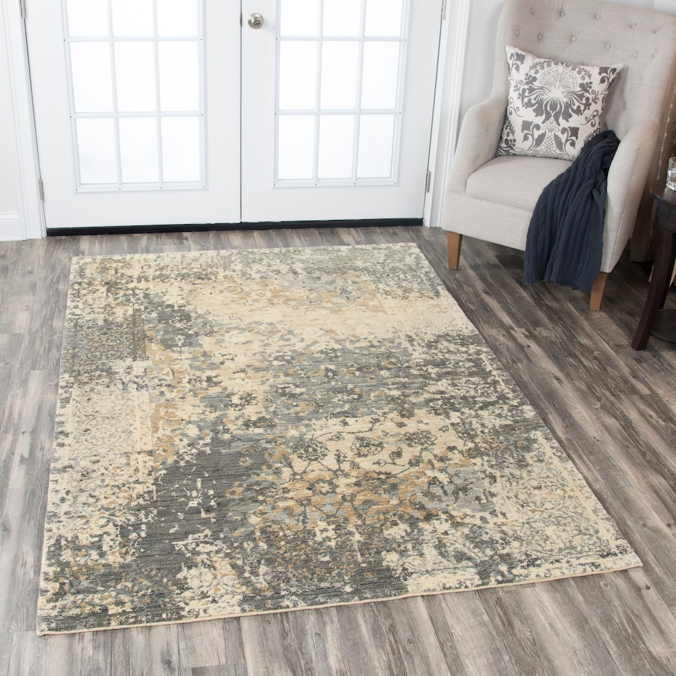 avielle light brown area rug  x    