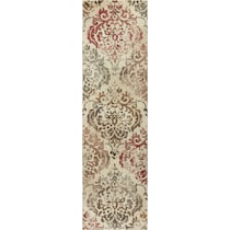 avielle light brown rug   