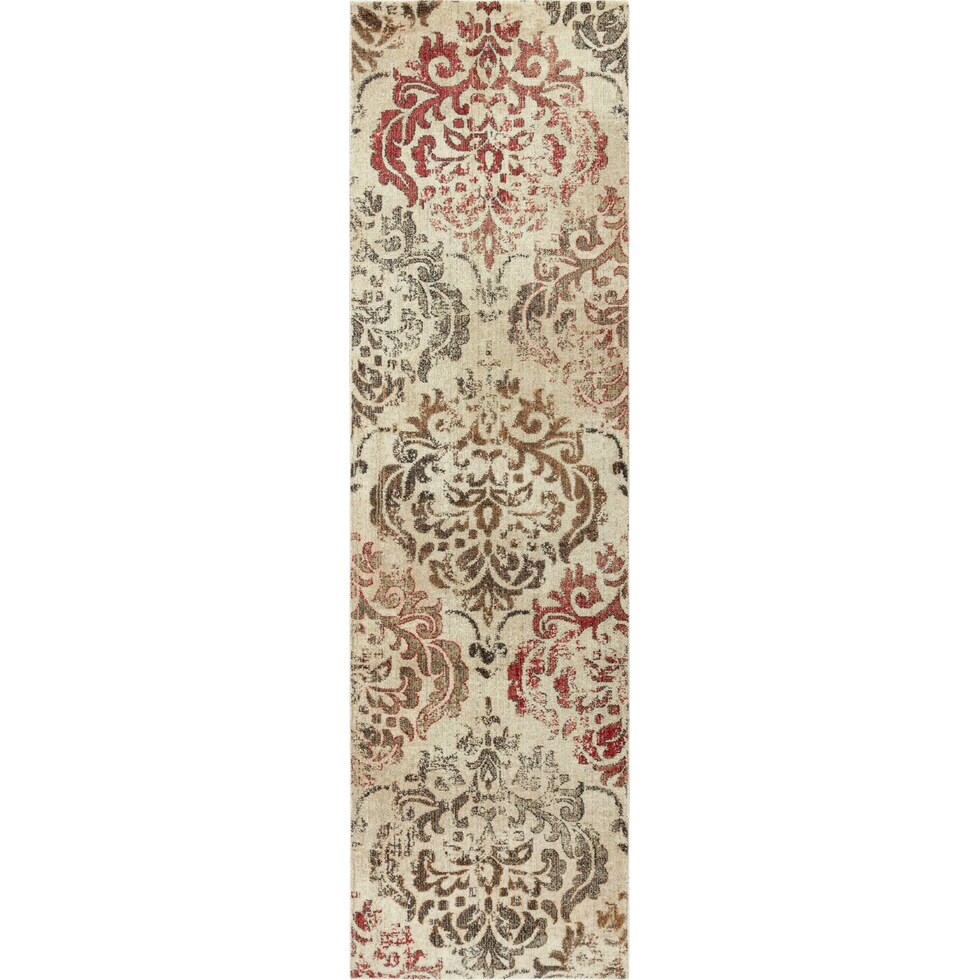 avielle light brown rug   