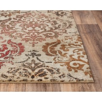 avielle light brown rug   