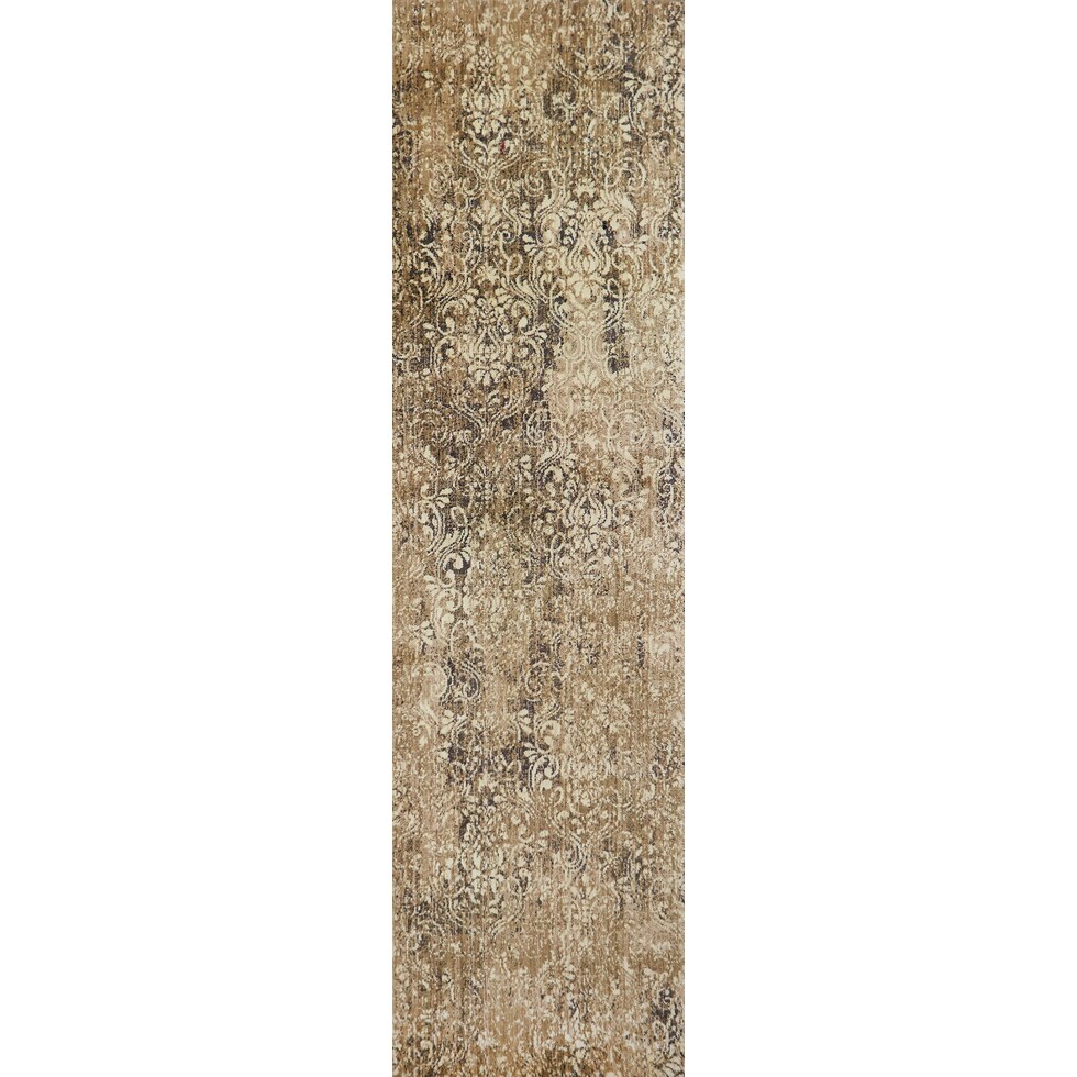 avielle light brown rug   