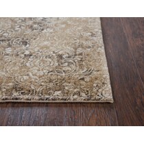 avielle light brown rug   
