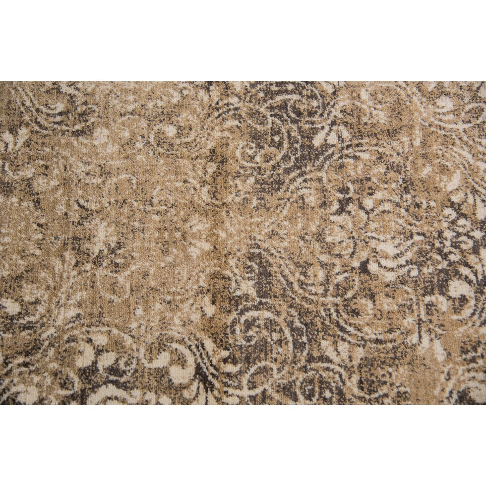 avielle light brown rug   