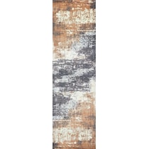 avielle orange blue area rug  x    