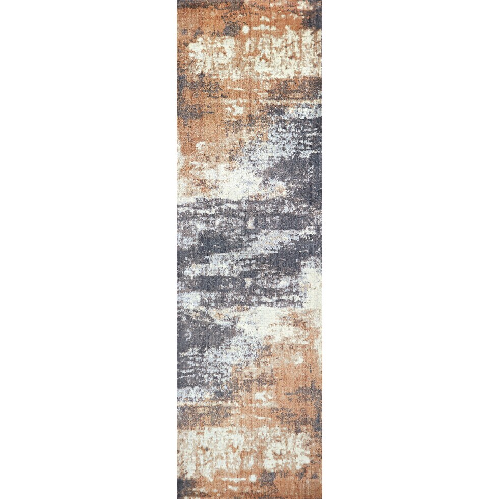 avielle orange blue area rug  x    