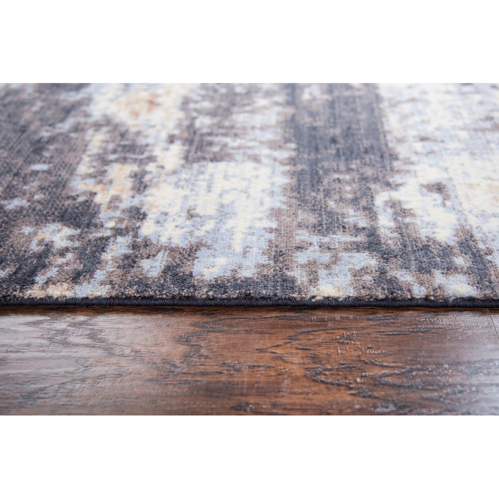 avielle orange blue area rug  x    