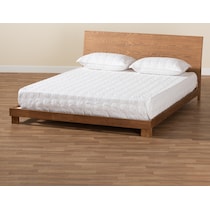 aviva dark brown king bed   