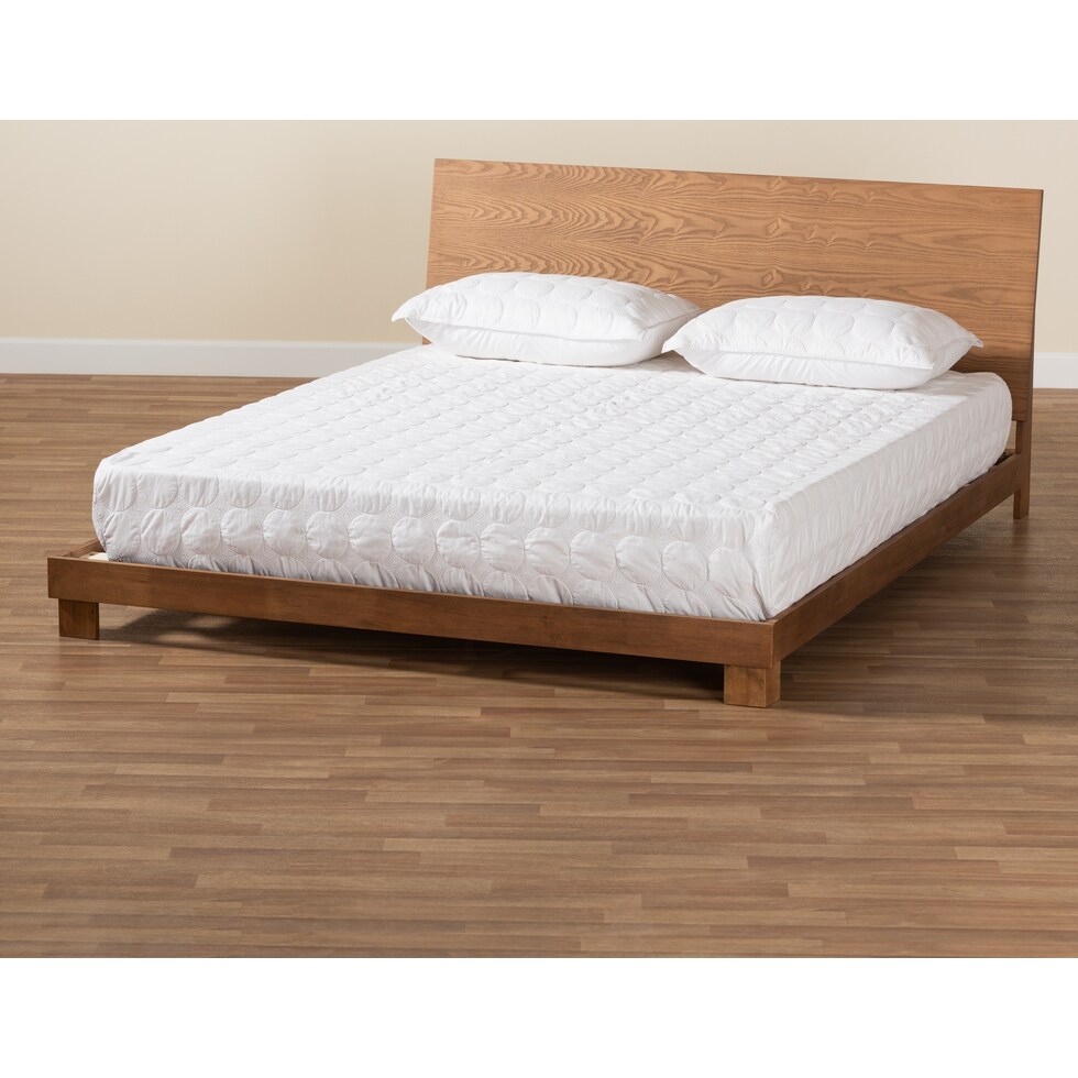 aviva dark brown king bed   