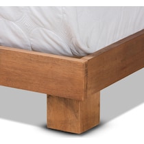 aviva dark brown king bed   