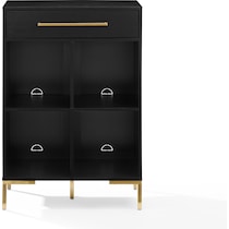 avni black bookcase   