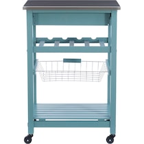 avon blue kitchen cart   