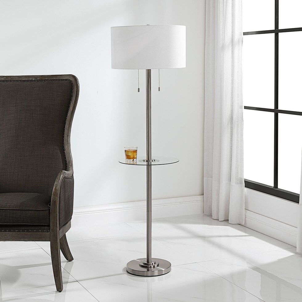 avril metal floor lamp   