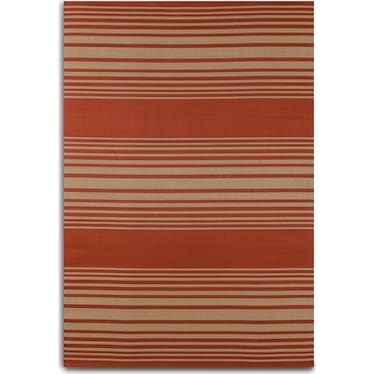 Awning Indoor/Outdoor 4' X 6' Area Rug - Red