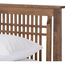 axelle dark brown king bed   