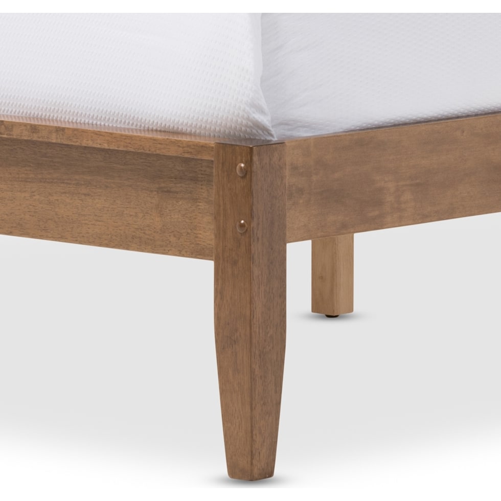 axelle dark brown king bed   