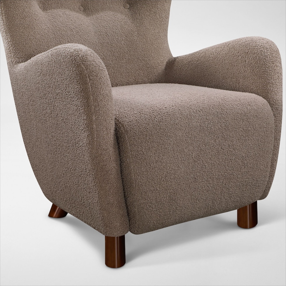 ayers neutral accent chair   