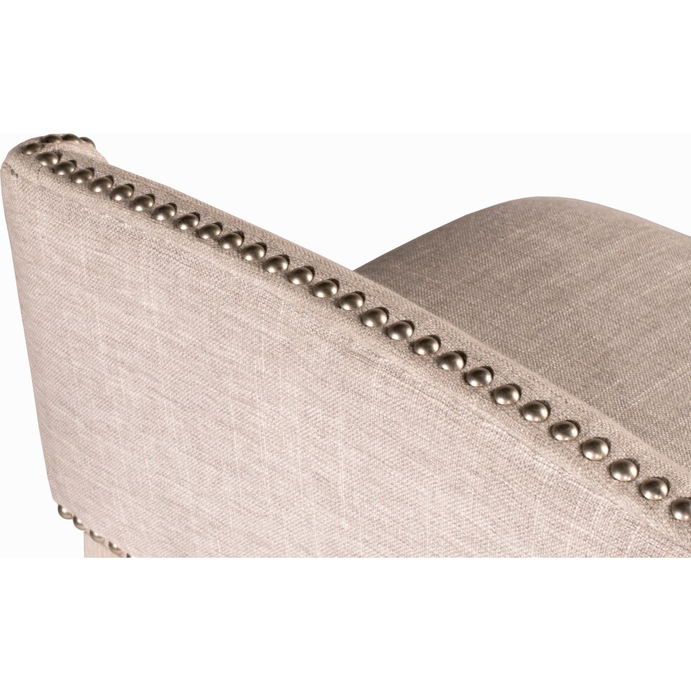 azizi white counter height stool   