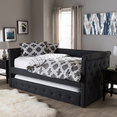 Azora Upholstered Daybed with Trundle