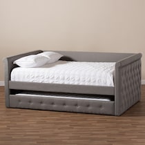 azora gray full bed   