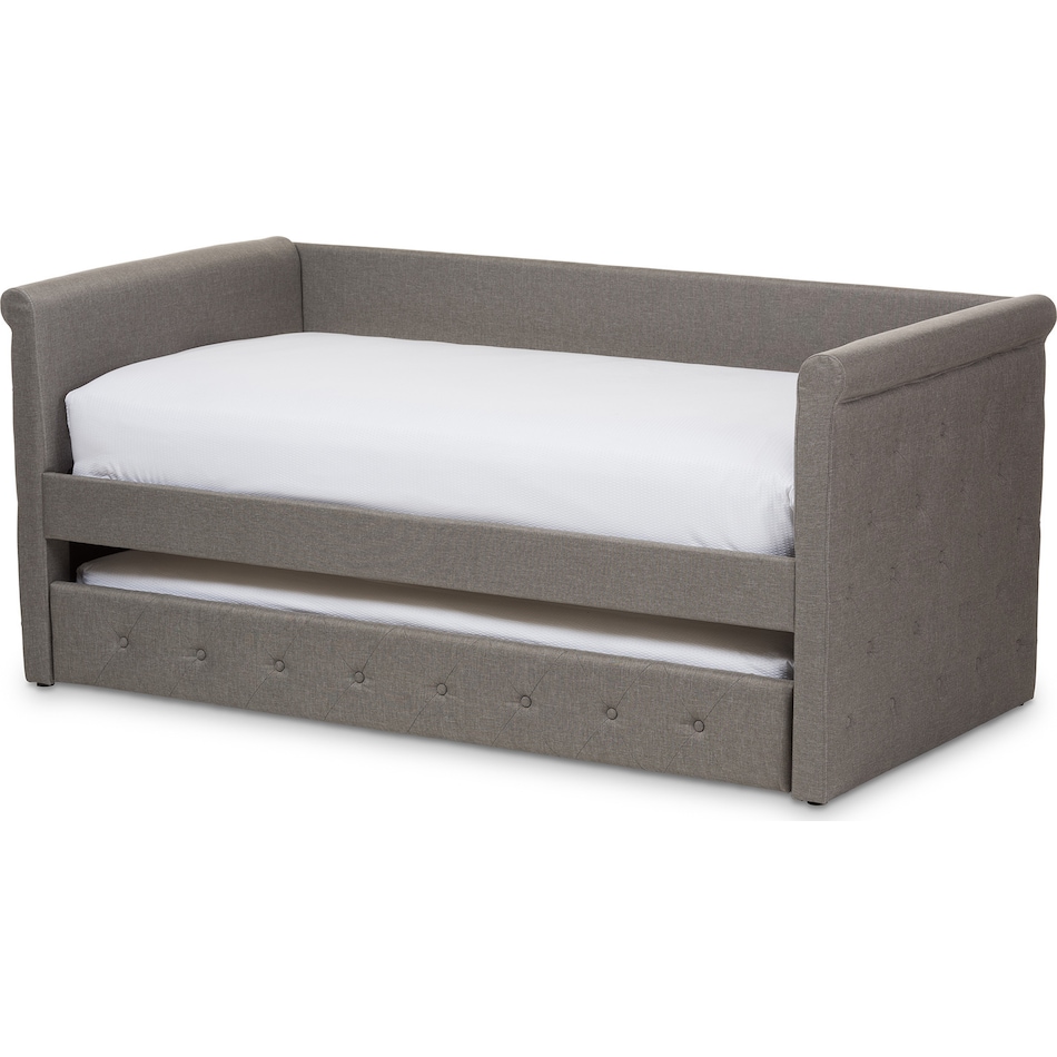 azora gray twin bed   