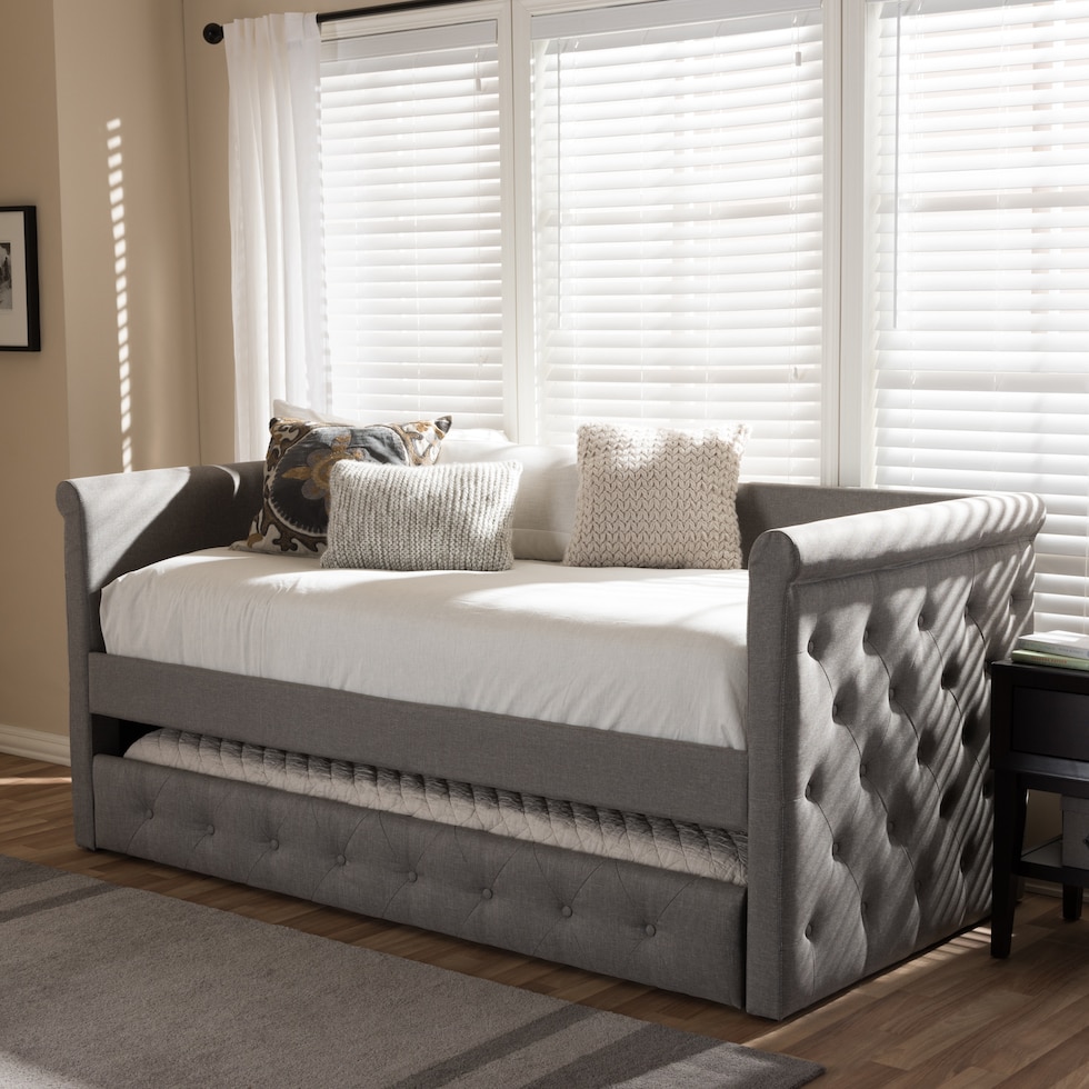 azora gray twin bed   