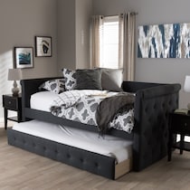 azora gray twin bed   