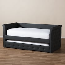 azora gray twin bed   