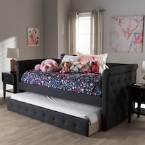 azora gray twin bed   