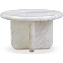 badlands white coffee table   