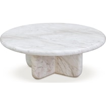 badlands white coffee table   
