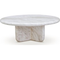 badlands white coffee table   