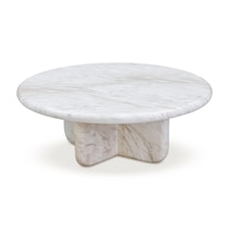 badlands white coffee table   
