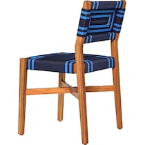 bal harbour blue outdoor dining chair   