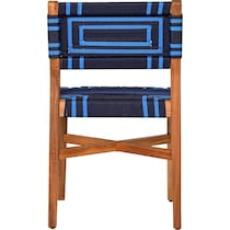 bal harbour blue outdoor dining chair   