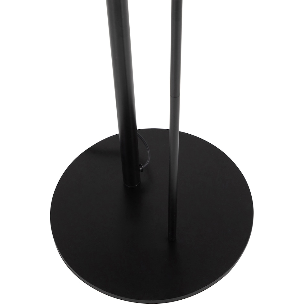 balboa black white floor lamp   