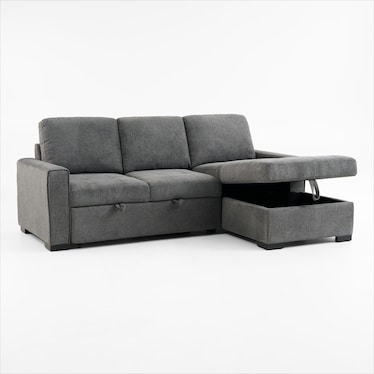 Bali Media Sleeper Sectional with Storage Chaise