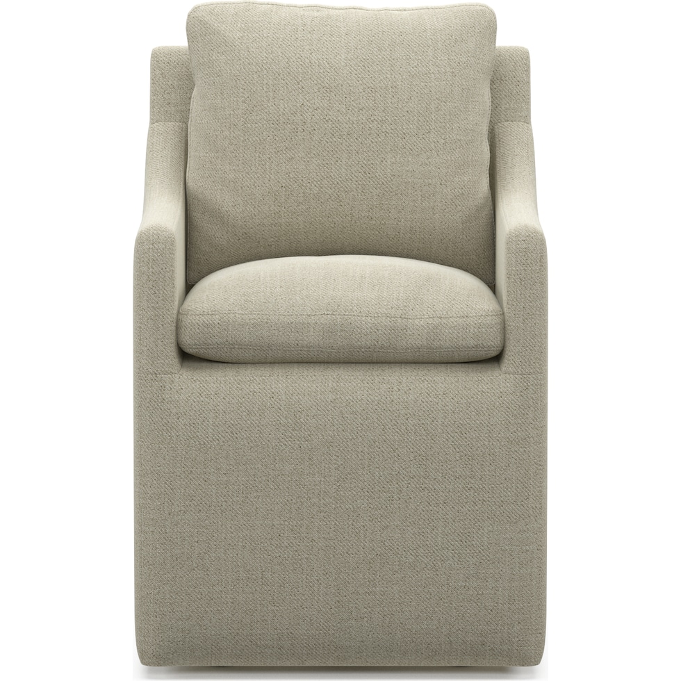 ballard gray arm chair   