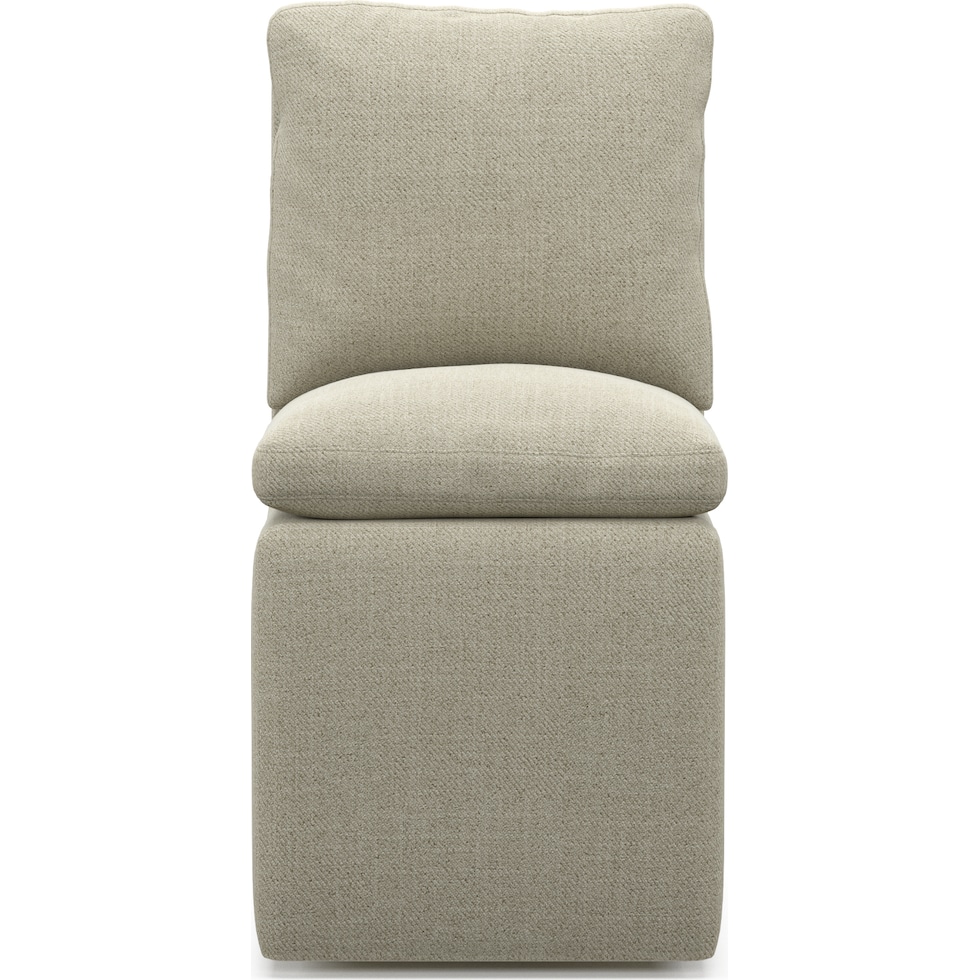 ballard gray dining chair   