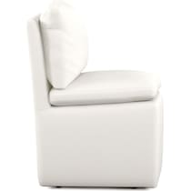 ballard white dining chair   