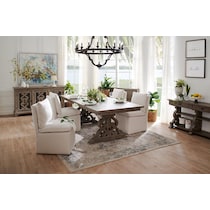 ballard white dining chair   