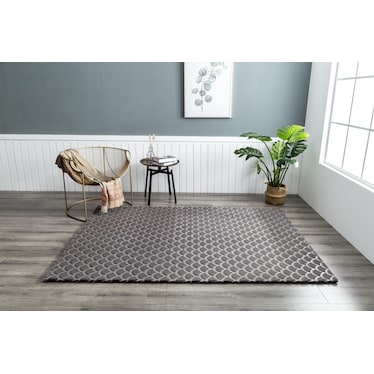 Balta Area Rug - Gray