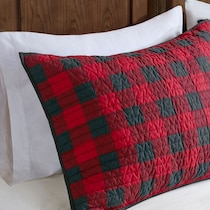 bambi red king bedding set   