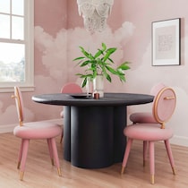bandalier black dining table   