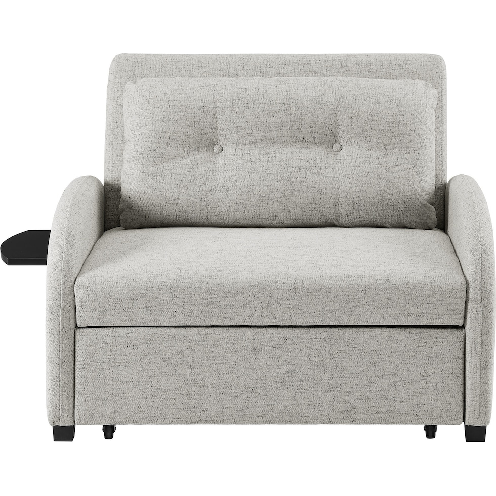 bandi gray accent chair   