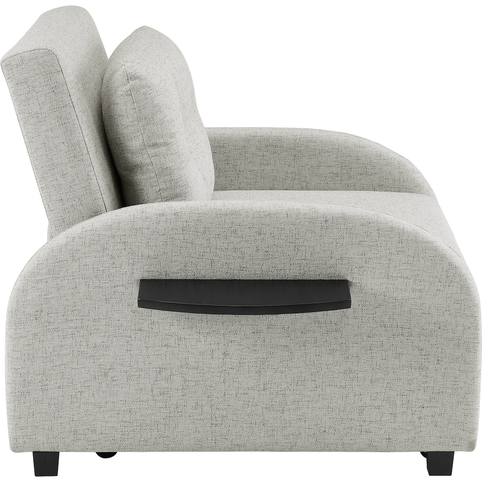 bandi gray accent chair   