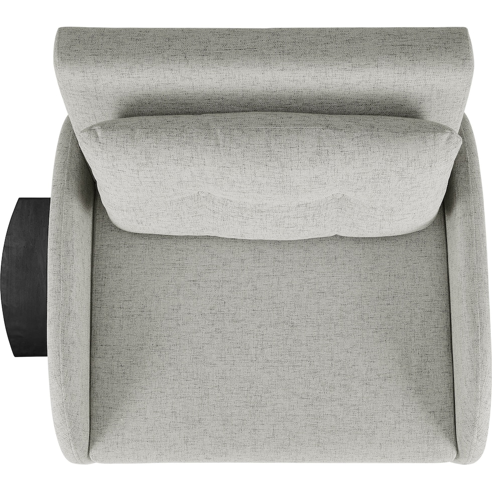 bandi gray accent chair   