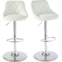 bandon white bar stool   