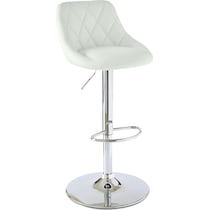 bandon white bar stool   